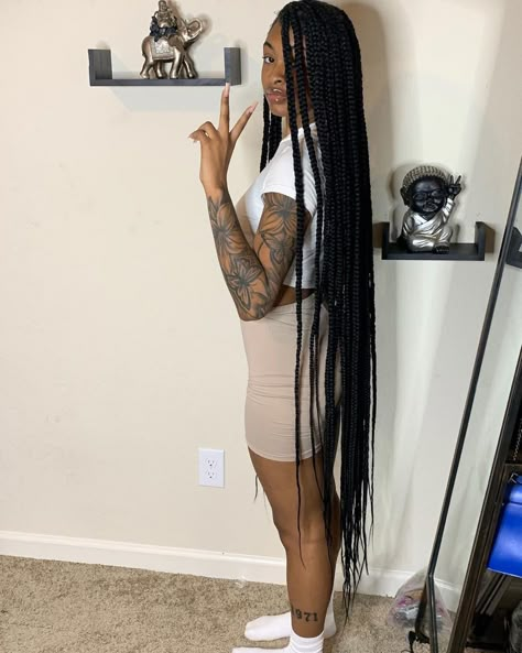 Khia Monique Tattoo, Khia Monique Hair, Khiamonique Tattoo, Weave Aesthetic, Black Girls With Tattoos, Pretty Tattoos For Women, Braids Hairstyles Pictures, Dyed Natural Hair, Girls Hairstyles Braids