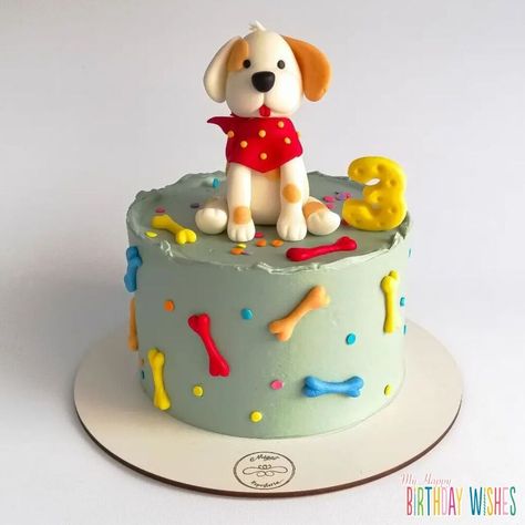 Birthday Cake For Dogs Ideas & Recipes (With Pictures) Cute Dog Birthday Cake, Dog Cake Fondant, Dog Themed Sheet Cake, Dog Theme Cake Kids, Puppy First Birthday Cake, Cake Designs For Dogs, Dog Cake Ideas For Birthday, Easy Dog Themed Birthday Cake, Dog Theme Birthday Cake For Kids