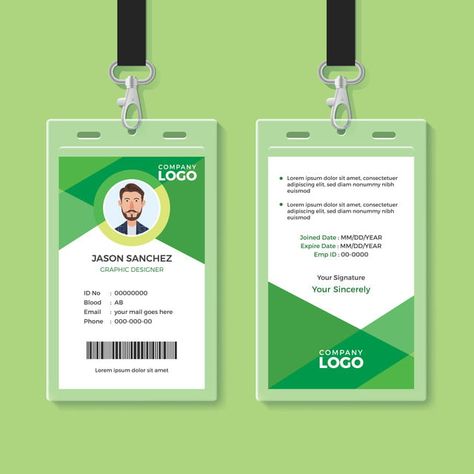 id,card,identity,business,corporate,design,template,mockup,employee,staff,background,company,conference,vip,event,pass,access,authentication,identification,lanyard,badge,name,tag,branding,stationery,layout,member,personal,organization,graphic,contact,department,label,photo,realistic,office,geometric,vector,text,creative,presentation,information,abstract,sign,user,backstage,membership,print,professional,green Id Card Design Template, Id Card Design, Identity Card Design, Employee Id Card, Corporate Event Design, Corporate Id, Card Design Template, Company Id, Id Card Template