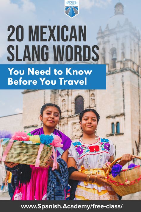 Mexican Slang, Spanish Slang Words, Beginner Spanish Worksheets, Mexican Words, Spanish Slang, Mexican Spanish, Study Spanish, Spanish Worksheets, Learning Spanish Vocabulary