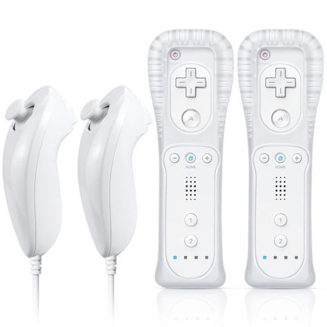 2 Pack White #wii #wiiu #remote #nunchuck #remotecontroller #controller #nintendo #game Wii Sports, Wii Remote, Nunchucks, Wii Console, Wii Games, U 2, Video Game Controller, Video Games Pc, Wii Controller