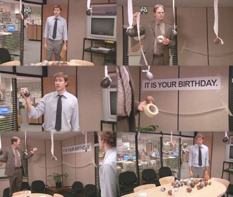 Office Themed Party, Office Birthday Party, Office Themes, Office Tv, Office Memes, Office Birthday, Dunder Mifflin, Birthday Meme, Surprise Party