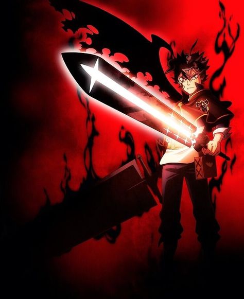 Black Clover, An Anime, Anime Character, Red, Anime, Black