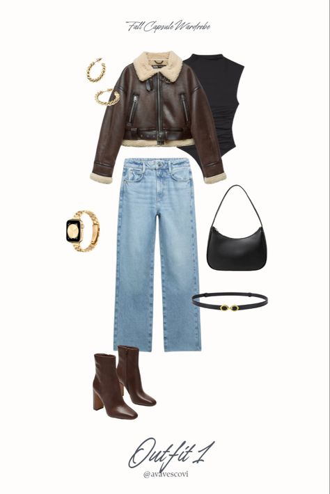 fall fit inspo 2023, cute simple fall outfits, brown leather bomber jacket outfit, brown heeled booties outfit, simple fall outfits 2023, cute casual nyc fall outfit ideas, fall fit ideas nyc, winter fit ideas nyc, winter capsule wardrobe 2023, steve madden allison brown boots, styling vs dressing fall outfits, fall outfits neutral colors, capsule wardrobe fit inspo fall, new york cjty outfit inspo, first date outfits nyc, date night outfit idea Fall Date Outfit, Casual Date Night Outfit Fall, Brown Boots Outfit Winter, First Date Outfit Winter, Heeled Booties Outfit, Booties Outfit Winter, Brown Booties Outfit, Booties Outfit Fall, Nyc Fall Outfits