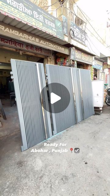 NEW RAMGARHIA ENGI. WORKS 🏗️ on Instagram: "We make all Types of gate , ironic gates ,steel gates , Metal gates , aluminium profiles gates , wooden sheets gates , grills , railings , steel railings , glass railings , wooden railings , japani chokhats , door frames & windows , chogaths & windows frames with finest quality without any compromise. A complete real estate fabrication shop.  we manufacture Iron & steel products everything a house needs.  we provide good services.  we are Gates , steel railing & glass railing , wooden railing , door frame Specialist ✅ @new.ramgarhia.engi.works  contacts-8209741313  #gate #design #gatedesign #designs #glassrailing #glassrailings #railing #grill #home #homedecor #homedesign #homesweethome #exteriordesign #exterior #interiordesign #interior #engine Grilled Gate Design, Gates Metal, Wooden Railing, Iron Window Grill, Steel Gates, Grill Gate, Glass Railings, Grill Gate Design, Metal Doors Design