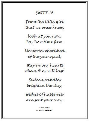 happy sweet sixteen birthday poem | 16th Birthday Wishes Gift Frame Sweet Sixteen Scrapbook Page Ideas, Sweet 16 Scrapbook Ideas, Sweet Sixteen Birthday Wishes, Happy 16th Birthday Girl, Sweet Sixteen Quotes, Birthday Wishes Daughter, Happy Birthday 16, 16th Birthday Quotes, Happy Birthday Sweet 16