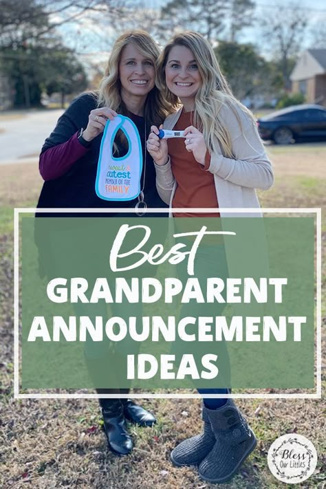 After getting a positive pregnancy test, you will want to share the news with your parents! There are so many unique ideas on how to surprise grandparents with pregnancy, that it might not be easy deciding on just one. #GrandparentsAnnouncement #PregnancyAnnouncementIdeas #FirstTimeGrandparents #GrandparentsAgain #GrandmaPregnancyAnnouncement #GrandpaPregnancyAnnouncement Grandparent Reveal Ideas, Baby Reveal Ideas To Parents Grandparents Pregnancy Announcements, Surprise Grandparents With Pregnancy, First Time Grandparents Announcement, Great Grandparents Announcement, Baby Reveal Ideas To Parents, Pregnancy Announcement Unique, Unique Pregnancy Announcement Ideas, Pregnancy Reveal Ideas