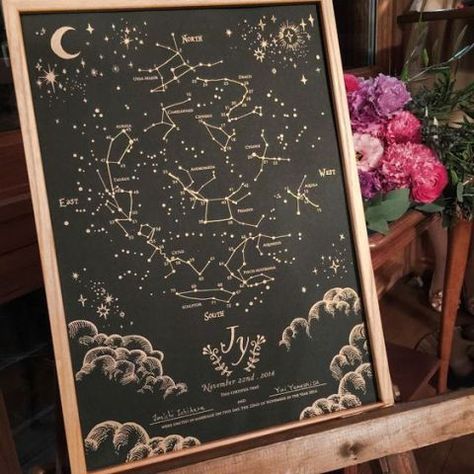 26 Stunning Astronomy Wedding Theme Ideas 12 Astronomy Wedding Theme, Astronomy Wedding, Constellation Wedding, Star Themed Wedding, Celestial Wedding Theme, Starry Wedding, Galaxy Wedding, Starry Night Wedding, Wedding Theme Ideas