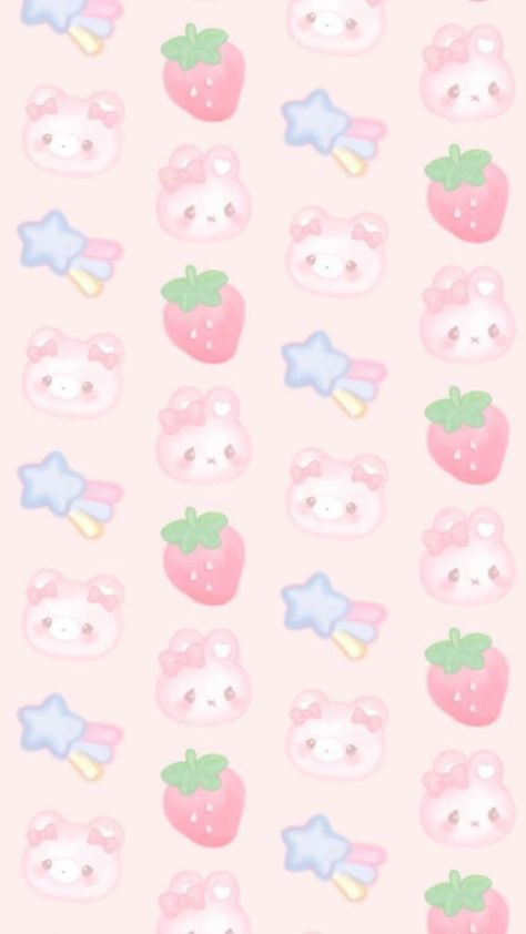 Cttro Fairy Kei Wallpaper, Fairy Kei Aesthetic, Kei Aesthetic, Kawaii Wallpapers, Pastel Kawaii, On Wallpaper, Hello Kitty Art, Anime Cover Photo, Cute Emoji Wallpaper