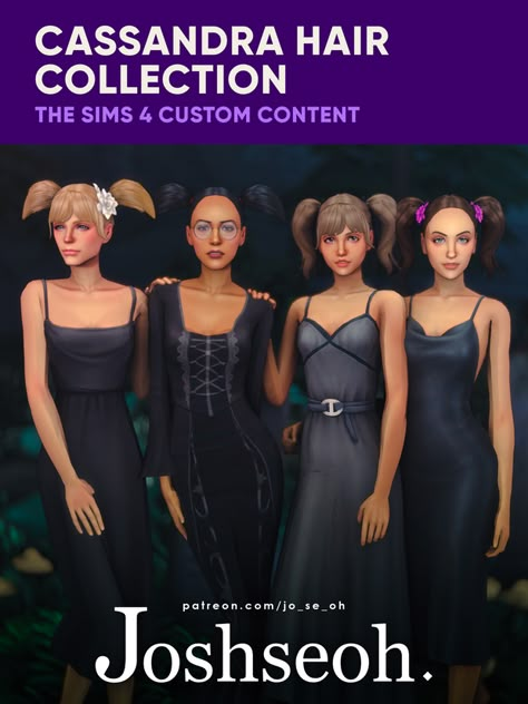 Joshseoh Sims 4, Goth Hair, Best Mods, Sims 1, Hair Collection, Sims 4 Mods Clothes, Sims 4 Cas, Sims 4 Cc Finds, Sims 2