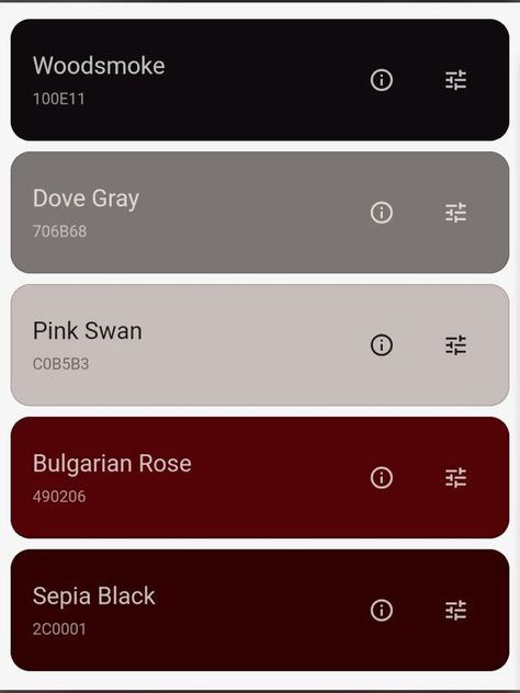 Colors That Look Good With Gray, Dark Coquette Color Palette, Colors That Go With White, Goth Color Palette Hex Code, Downtown Color Palette, Red And Grey Color Palette, Character Colour Palette, Vampire Color Palette, Goth Color Palette