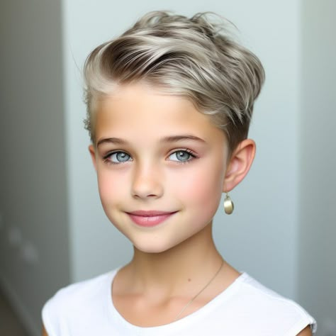 Girls Haircut Short, Kids Pixie Cut, Pixie Cut For Kids, Elegant Short Hair, Short Hair For Kids, Beckham Hair, Edgy Short Haircuts, Chic Short Hair, Trendy Short Haircuts