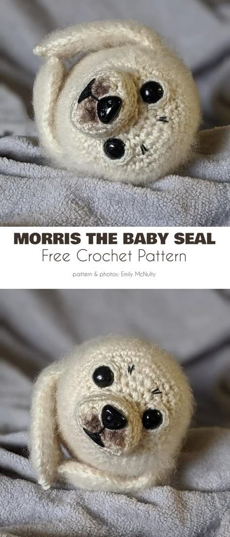 Animal Crochet Patterns, Beginner Amigurumi, Spider Baby, Yarn Patterns, Crochet Toys Free, Animal Crochet, Baby Seal, Crochet Animals Free Patterns, Crochet Amigurumi Free Patterns