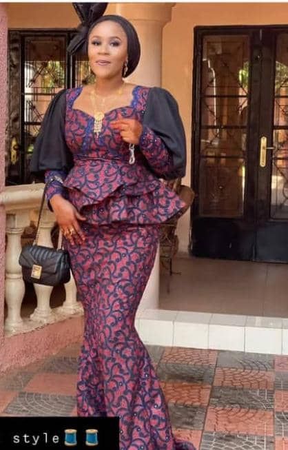 Latest Ankara Skirt And Blouse Styles, Latest Ankara Skirt And Blouse, Skirt And Blouse Styles, Ankara Skirt And Blouse Styles, African Blouses, Ankara Skirt And Blouse, African Outfits, Long African Dresses, Meaningful Pictures