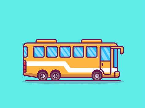 public transportation 🚒 🚓 🚌 🚑 🚍 🚕 on Behance Transportation Illustration, Bus Drawing, Bus Cartoon, شرم الشيخ, Bus Interior, School Icon, Vector Icons Illustration, U Bahn, Car Illustration