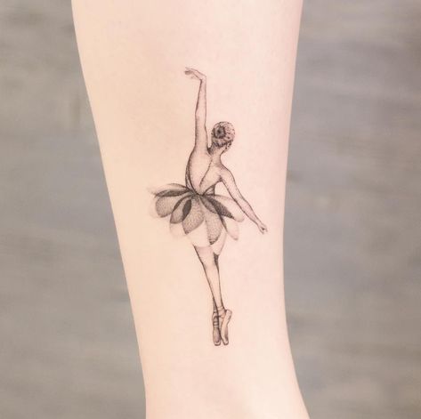 Dancer tattoo ballerina beautiful fineline singleneedle antwerp ghent Brussels Moscow Amsterdam Ballet Dancer Tattoo, Ballet Shoes Tattoo, Ballet Tattoo, Ballet Tattoos, Ballerina Tattoo, Dancer Tattoo, Ballet Wallpaper, Dance Tattoo, Beginner Tattoos