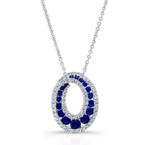 Sapphire Pendant Jewelry With Brilliant Cut, Sapphire Pendant With Diamond Cut, Sapphire Pendant With Diamond Accents, Luxury Sapphire Pendant Jewelry, Formal Sapphire-colored Diamond Pendant Necklace, Wave Pendant, Sapphire Diamond Pendant, Diamond Pendent, Ruby Rings