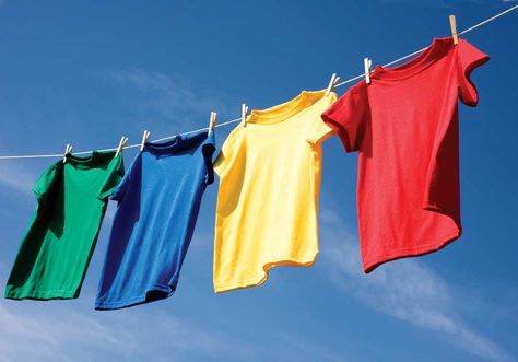 Outdoor Clothes Lines, Clothesline Diy, Mother Earth News, Washing Line, Clothes Drying Racks, Drying Clothes, Hot Yoga, Natural Cleaning Products, Clothes Line