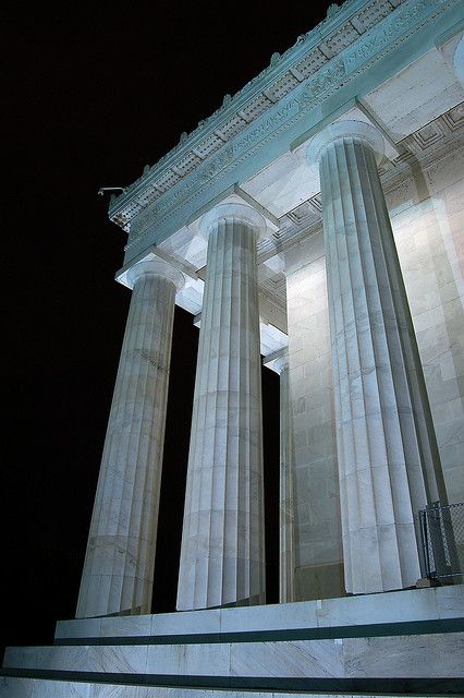 Lincoln Memorial by MUDSUGAR Famous Monuments, Lincoln Memorial, Colonial Williamsburg, Mount Vernon, Anglo Saxon, Central Europe, Wasp, Art And Architecture, Washington Dc