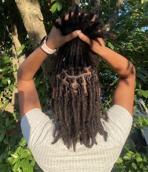 Medium Sized Locs, Medium Size Locs Black Women, Medium Size Locs, Locs Women, Real Locs, Pink Locs, Girl Locs, Locs Black Women, Dreadlock Maintenance