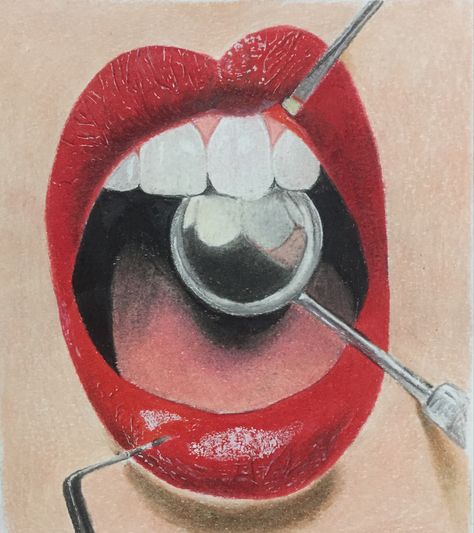 Painting Teeth, Aesthetic Sheets, Dentist Aesthetic, Teeth Aesthetic, Bleaching Clothes, Teeth Drawing, Pretty Teeth, Teeth Art, Aesthetic Dentistry