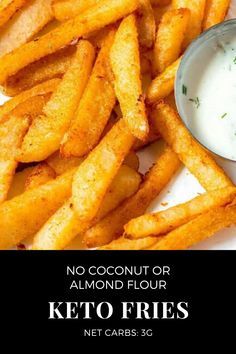 Xanthan Gum Recipes Keto, Keto Fries Low Carb, Fries Alternative, Keto French Fries, Keto Fries, Gum Recipe, Keto Box, Keto Veggies, Sleeve Recipes