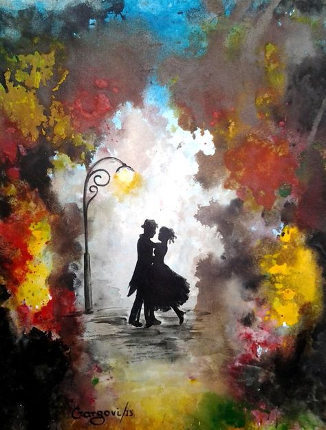 Couple Dance, Painting Stuff, Dancing Couple, Couple Painting, Canvas Paint, Watercolor Paintings Abstract, Master Piece, Color Painting, Art Clipart