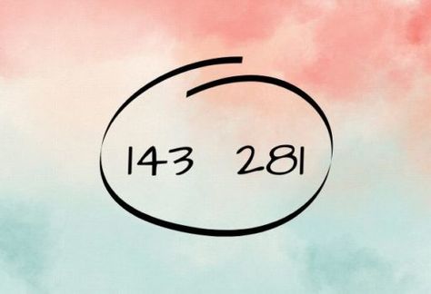 What Is The Meaning Of 143 and 281? - Crazy Jackz 143 I Love You, 143 Meaning, 143 Tattoo, Famous Leos, Crush Quotes For Him, Relationship Meaning, Feeling Weak, Clinical Psychology, Number Words