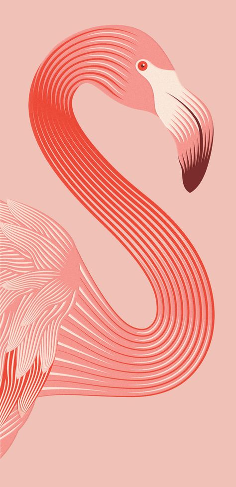 Concepts We Wish Were Real Art Deco Flamingo, Beer Graphic Design, Flamingo Logo, Flamingo Illustration, Fancy Flamingo, Graphic Design Student, Fashion Artwork, Flamingo Art, Pink Bird