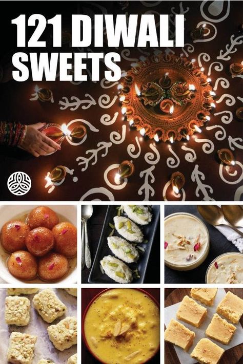 Find 121 Diwali sweets recipes like ladoo, halwa, kheer and popular Diwali sweets like gulab jamun, kaju katli, boondi ladoo, suji halwa etc. I hope this collection of Diwali recipes is helpful to you. Diwali Special Recipes, Carrot Halwa Recipe, Peda Recipe, Diwali Sweets Recipe, Diwali Recipes, Diwali Snacks, Kheer Recipe, Easy Sweets, Diwali Sweets