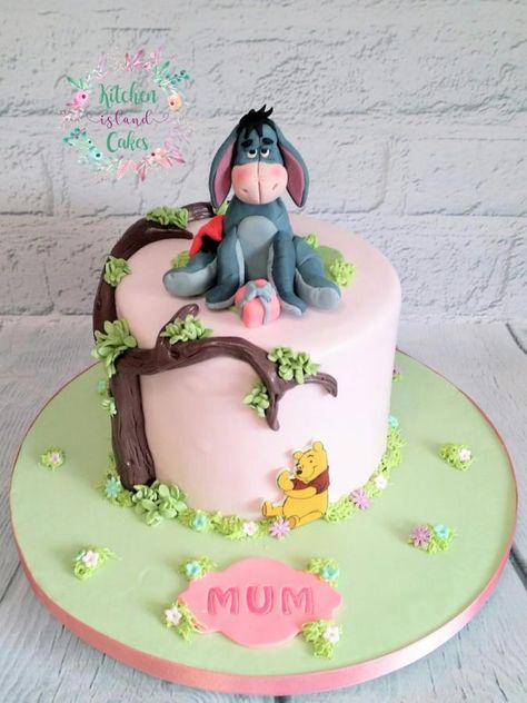 Eeyore Cake, Large Oak Tree, Pooh And Tigger, Island Cake, Winnie The Pooh Cake, Birthday Cake For Mom, Disney Birthday Cakes, Adult Birthday Cakes, Baby Birthday Cakes