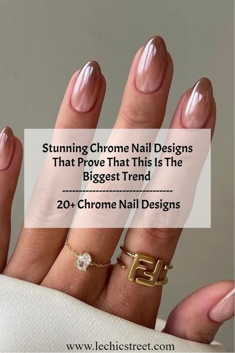 chrome nails, chrome nail, chrome nail design, nail art, nail design, chrome nail designs, chrome nail art Gold Chrome Manicure, Chrome French Dip Nails, Chrome Nails With Nail Art, Chrome Nail Powder Tutorial, How To Use Chrome Powder On Nails, Chrome Nail Color Ideas, Chrome Powder Nails Designs, Short Chrome Nails Designs, Simple Chrome Nails