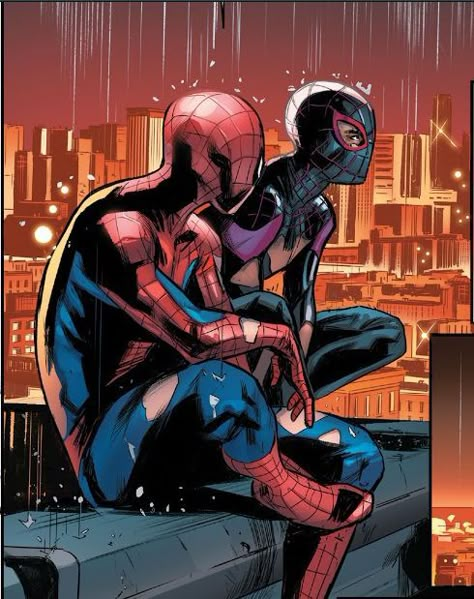 Spiderman Comic Pfp, Pinterest Lockscreen, Ms Marvel Wallpaper, Comic Pfp, All Spiderman, Spiderman Comic Art, Marvel Knights, Spiderman Drawing, Miles Spiderman