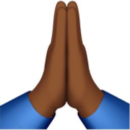 The Folded Hands: Medium-Dark Skin Tone Emoji on iEmoji.com Black Praying Hands, Praying Emoji, Praying Hands Emoji, Emoji Codes, Hand Gif, Black Emoji, Hand Emoji, Emoji Characters, Prayer Hands