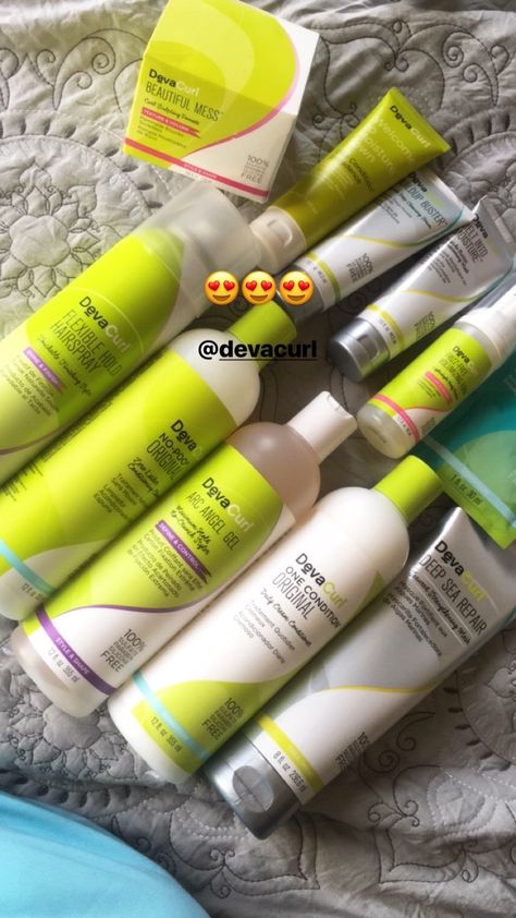 Devacurl hair products are a definite go to for my haircare routine. The Spisha bundle works best for my hair type Deva Curl Products, Haircare Advertising, Curl Products, African American Hair Care, Best Natural Hair Products, Haircare Routine, Hygiene Tips, Hair Regimen, Hair Care Brands