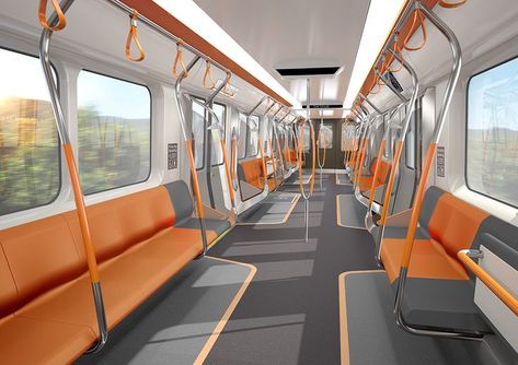 Train Design Concept, Bus Interior Design, Tram Interior, Concept Bus, Train Interior, Metro Train, Future Technology Concept, Bus Design, Train Design