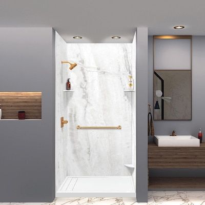 Acrylic shower walls