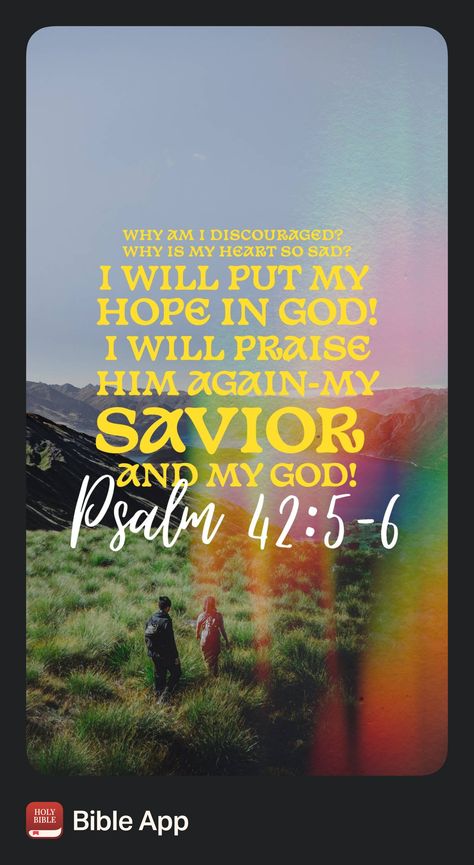 Psalm 42 5, Psalm 42, I Will Remember You, O My Soul, Praise Him, My Savior, Youversion Bible, Hope In God, Christ The King