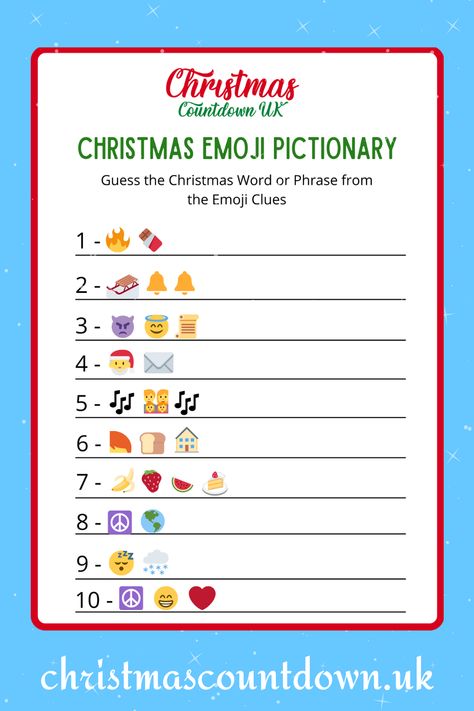 Free Christmas Emoji Game, Christmas Emoji Game Free Printable With Answers, Christmas Emoji Game Free Printable, Emoji Christmas Game, Christmas Emoji Game With Answers, Christmas Emoji Game, Free Emoji Printables, Christmas Quiz Questions, Christmas Emojis