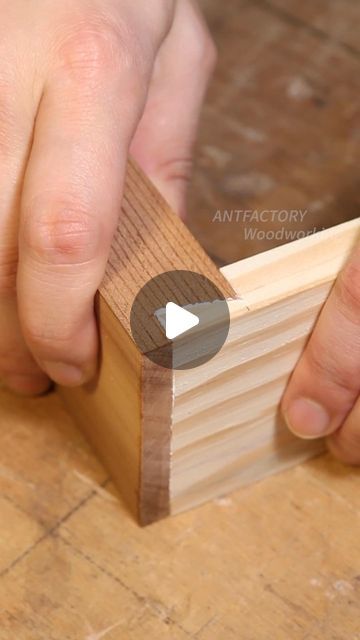 antfactory_workshop on Instagram Wood Joints Joinery, Simple Wood Joints, Wood Joinery Detail, Wood Joining, Woodworking Jig Plans, Woodworking Tutorials, Woodworking Shop Plans, Japanese Joinery, Unique Woodworking