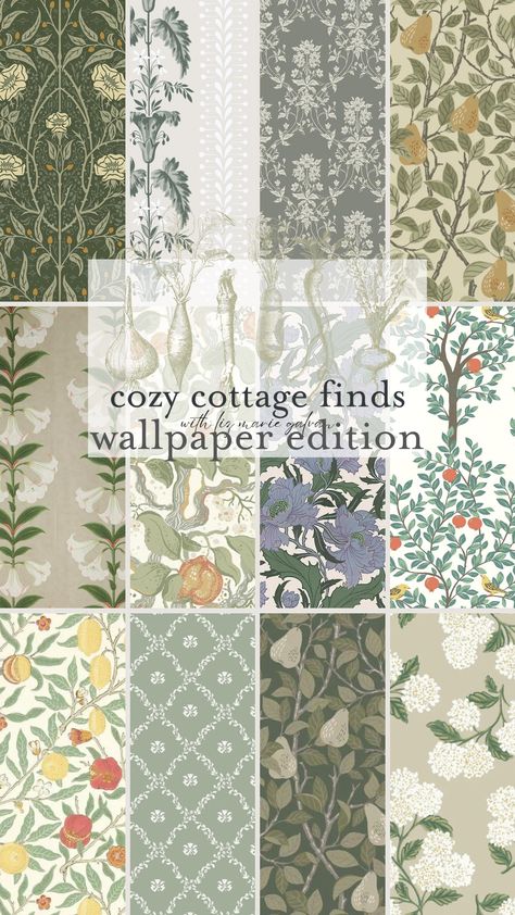 Kitchen Renovation: Cozy Cottage Wallpaper Sources 2 Wallpaper Farmhouse Style Bathroom, Wallpaper Accent Wall Breakfast Nook, Cottagecore Wallpaper Living Room, Vintage Wallpaper For Kitchen, Farmhouse Decor Wallpaper, Farmhouse Peel And Stick Wallpaper Kitchen, Cozy Kitchen Wallpaper, Rustic Kitchen Wallpaper, Panelled Dining Room Ideas