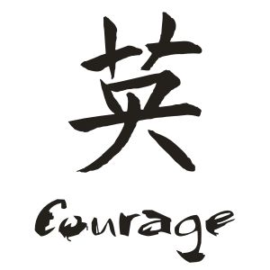 Courage Symbol, Meaningful Tattoos For Men, Chinese Symbol Tattoos, Kanji Symbols, Chinese Letters, Rune Tattoo, Retro Tattoos, Graffiti Lettering Fonts, Japanese Symbol