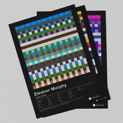 Dot one - Translating DNA information into personalised prints. Drum Patterns, Dna Design, Linear Pattern, Startup Company, Personalised Prints, Dots Pattern, Textile Patterns, Graphic Poster, Unique Patterns