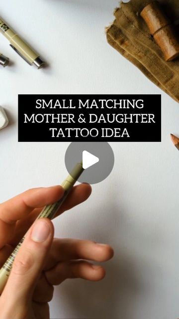 Josh Duke ~ Illustrator on Instagram: "Small Matching Mother and Daughter Tattoos
.
.
.
#smalltattoo #matchingtattoo #motheranddaughter #motherdaughter" Matching Tattoos For Mother And Daughter, Dainty Tattoos For Moms With Kids, Matching Mother And Daughter Tattoos, Cute Mom And Daughter Tattoos, Mum And Daughter Tattoo, Tattoo Mother Daughter, Mother And Daughter Tattoos, Mom And Daughter Tattoos Matching, Mom And Daughter Tattoos