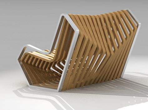 40 Parametric Chair Design, Parametric Bench, Parametric Pavilion, Timber Parametric Architecture, Layered Architecture, Bamboo Modular Structure, Conceptual Model Architecture, Geometric Furniture, Concept Models Architecture