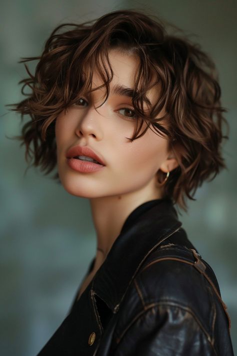 Short Wavy Hairstyles For Women, Short Wavy Pixie, Short Wavy Hairstyles, Short Wavy Haircuts, Cool Hairstyles For Girls, Amazing Hairstyles, Hairstyles For Girls, Wavy Haircuts, Hair Inspiration Short