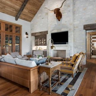 173 Oakview Court | Mabery Contracting Texas Ranch Interior, Loft Above Garage, Cowboy Living Room, Texas Ranch Homes, Hill Country House Plans, Texas Hill Country House Plans, Texas Hill Country House, Inside Cabin, Ranch Interior