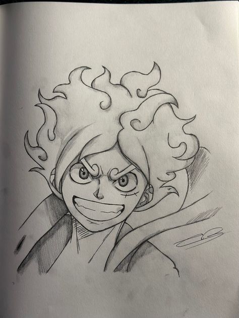 Sketch Art One Peice Anime Drawings, One Piece Pencil Sketch, Drawing Ideas Person Sketch, Art Sketches Anime Easy, Anime Sketch Easy Pencil, Luffy Art Drawing, Luffy Drawing Sketch, Simple Anime Drawings, Anime Sketches Pencil