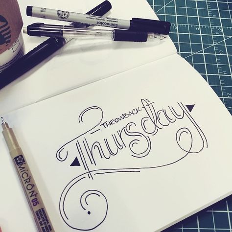 #thowbackthursday!   Don't u like the font? It is so pretty! Make sure to follow: Angela O'Lone ✌️ by best friend Alfabet Font, Typography Calligraphy, Calligraphy Ink, Hand Lettering Fonts, Out Of The Blue, Creative Lettering, Lettering Styles, Doodle Lettering, Bohol