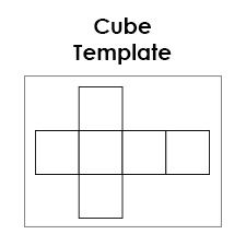 Printable Paper Cube Template | Learn how to make a cube out of paper Paper Cube Template, Cube Template, Free Printable Paper, Box Template Printable, Snap Cubes, Paper Cube, Cvc Words Kindergarten, Art Cube, Paper Box Template